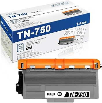 TN750 Toner Cartridge Replacement for Brother TN-750 TN720 TN-720 High Yield Toner Cartridge Compatible with HL-5450DN HL-5470DW HL-6180DW MFC-8710DW MFC-8910DW MFC-8950DW Printer Black, 1-Pack