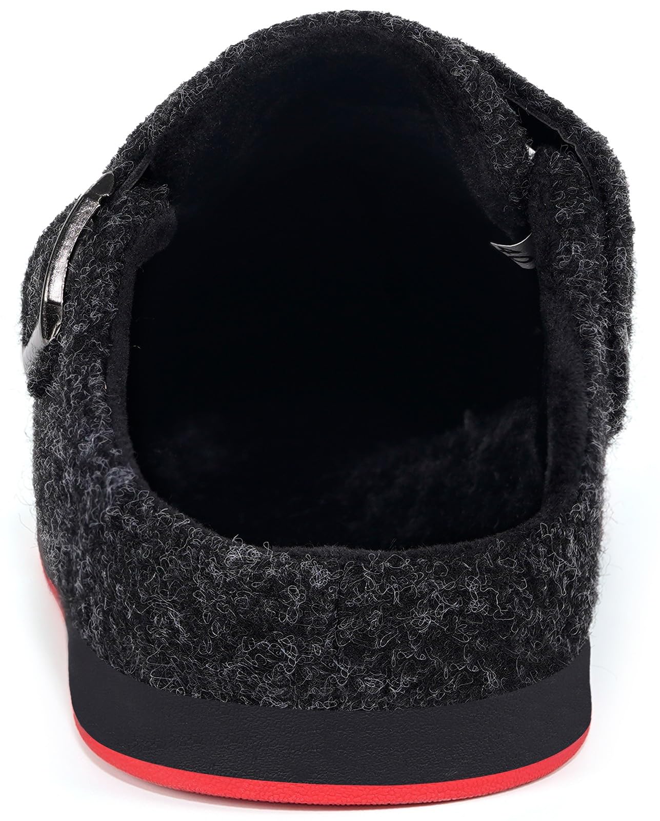 Sisttke Pantofole Donna Uomo Ciabatte in Feltro Unisex Slippers Invernali Chiuse con Plantare Intercambiabile