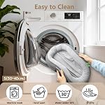 Washable Pet Cushion Cat Dog Bed Small Medium,Memory Foam Pet Puppy Dog Crate Beds Cushion for Small Medium Dogs Indoor Cats Crate Pad,Pet Dog Cat Crate Mat with Detachable Bottom and Bolster Cushion