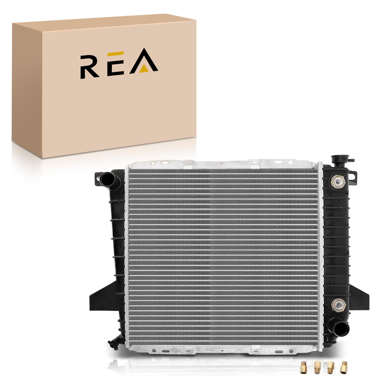 Engine Coolant Radiator with Transmission Oil Cooler Compatible with Ford Ranger 2.3L 1995-1997, F-100 Ranger 2.3L 1996-1997, F-100 Ranger 3.0L 1996-1997, Mazda B2300 2.3L 1995-1997 Replace F57Z8005A