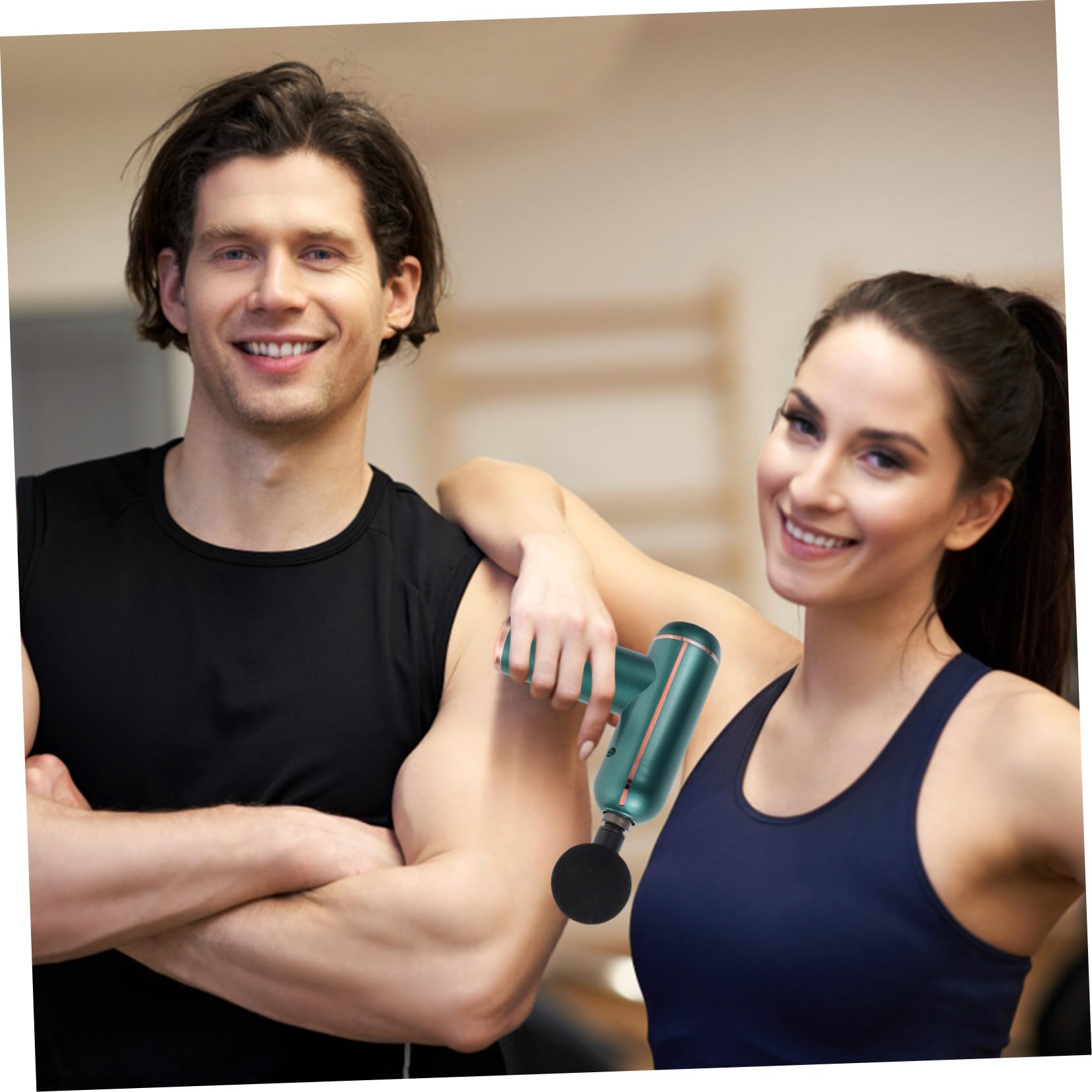 SHERCHPRY Massaggiatore per Fascia Muscolare Strumento per Massaggio Fasciale Rilassante Muscolare Massaggiatore Fitness Strumento per Massaggio Elastico Testine Massaggianti Frequenza