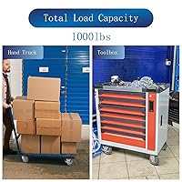 Vista 4 de Ruedas giratorias de 3.5 pulgadas, ruedas giratorias resistentes con freno, capacidad de carga de 1000 libras en total (2 frenos y 2 giratorios)