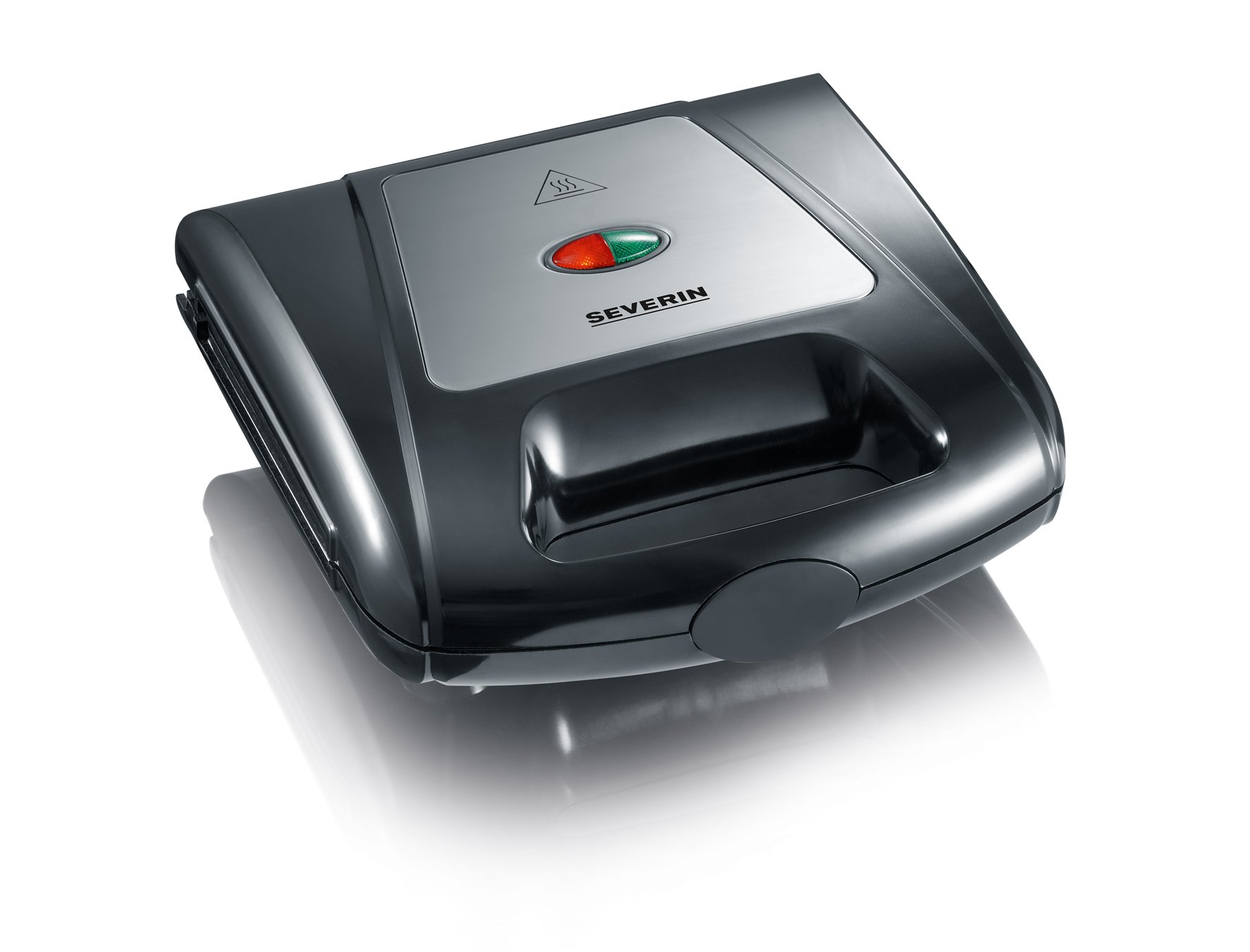 SEVERIN Appareil à Croque-Monsieur, Appareil à gaufres et gril viande, Toaster 3-en-1, 1 000W, pour une cuisson rapide des aliments, noir, SA 2968, 2739 Jahre vor Ort Garantie