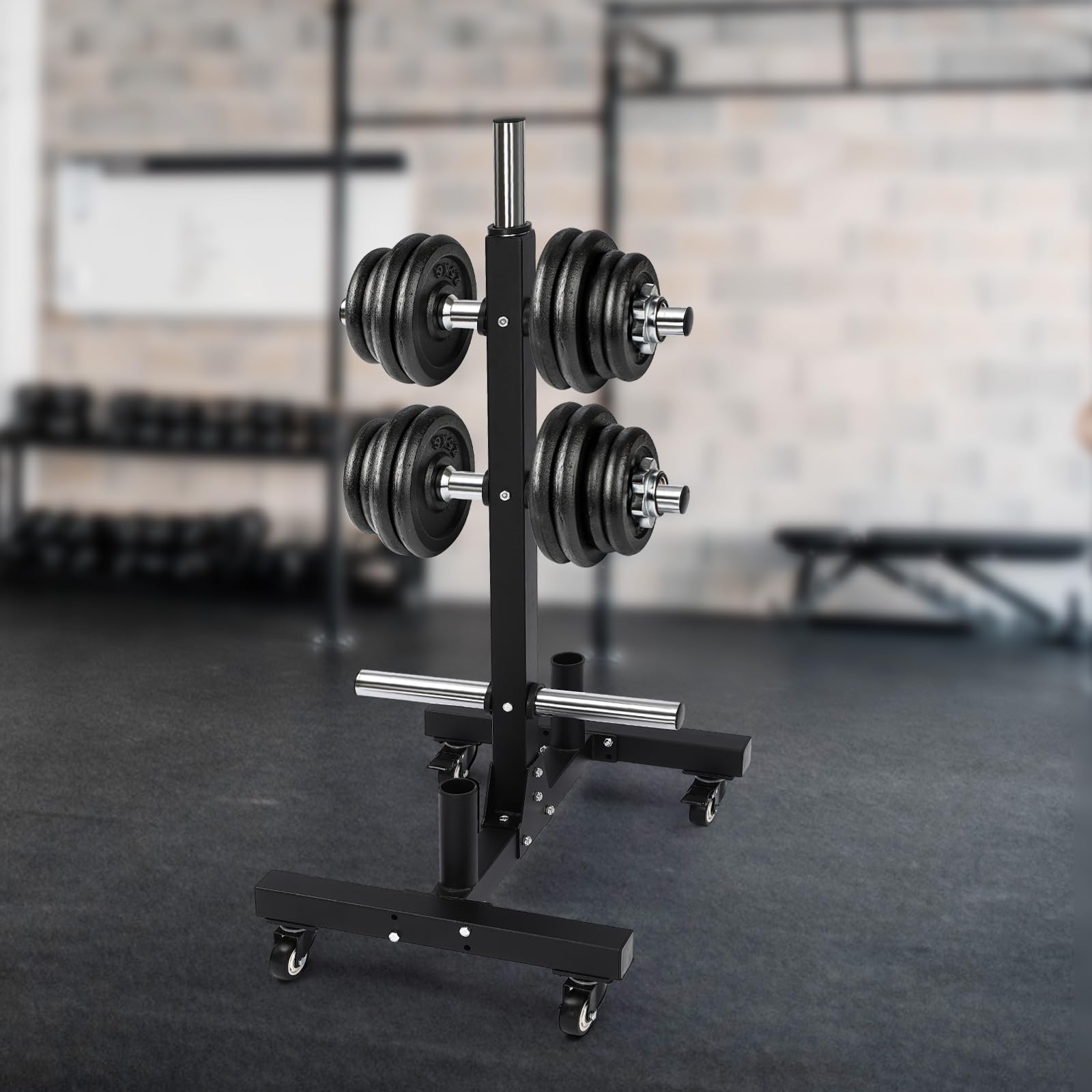 DNYSYSJ Vertical Storage Tree,Dumbbell Rack,Plate Rack Tree, Dumbbell Rack, Vertical Storage Tree