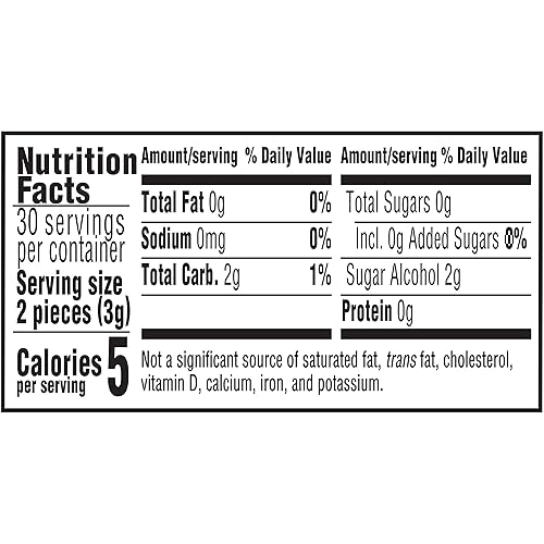 Miniatura 2 de Dentyne Goma de mascar de menta helada 6 botellas de 60 piezas 360 piezas en total