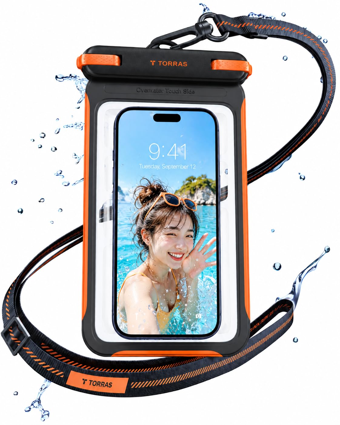 Androidの防水性に優れた大きな携帯 56550-515-