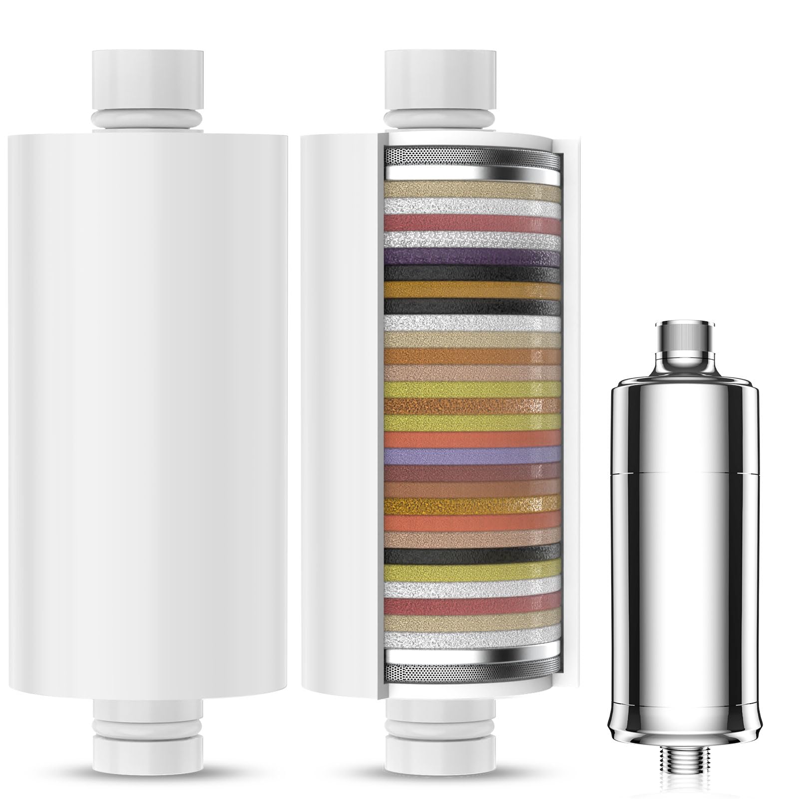 MEKO 2 Pack Replacement Filter Cartridge for MEKO Shower Filter