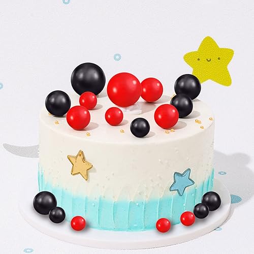 Miniatura 2 de Decoración para tartas de espuma, para pasteles, cupcakes, bolas de perlas sintéticas, decoración de horneado para aniversario, graduación, fiesta