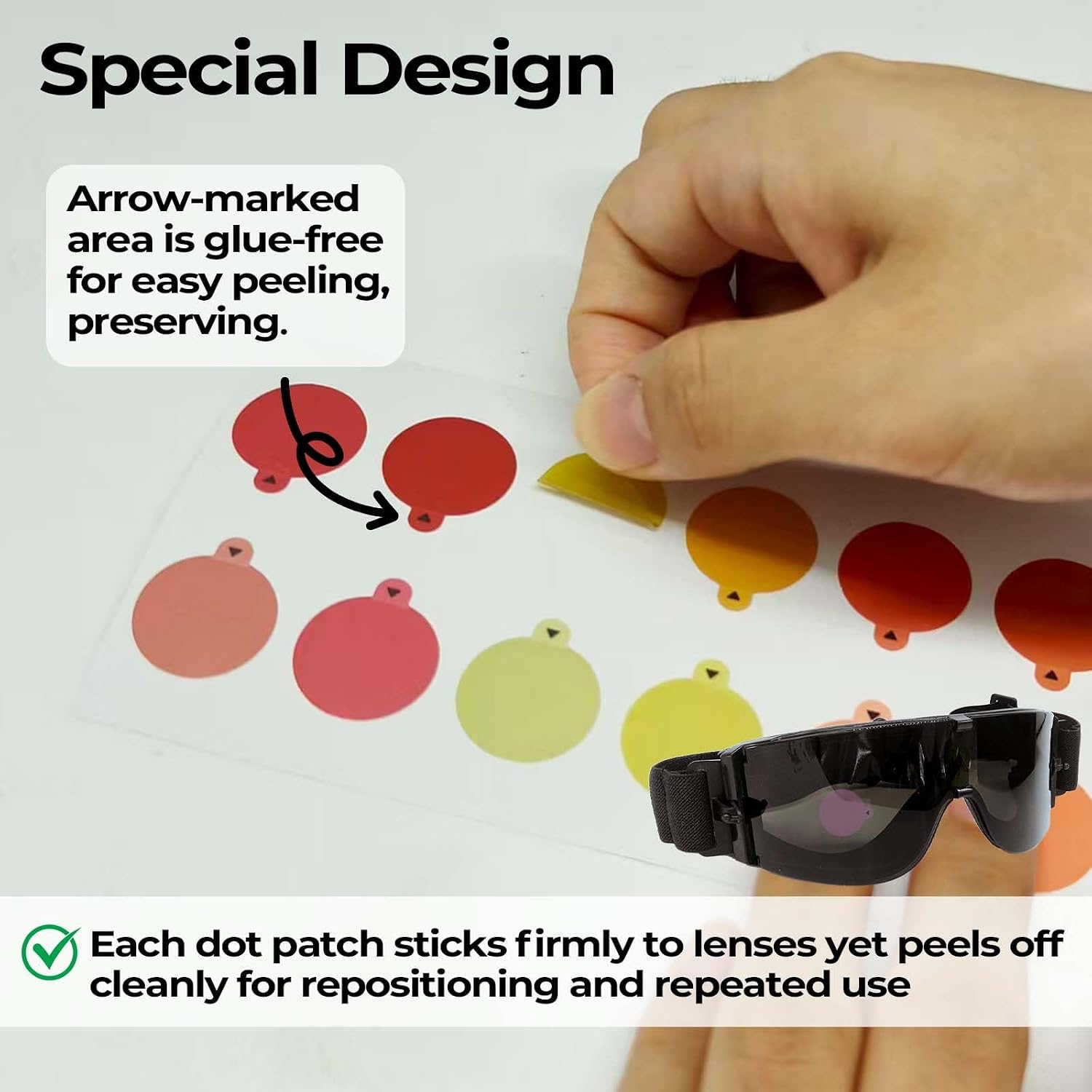 80-Pack 20mm Translucent Dot Patches for Shooting Glasses,Magic Dot for Shooting Glasses Blinders,Improve Accuracy Stickers for Hunting & Shooting