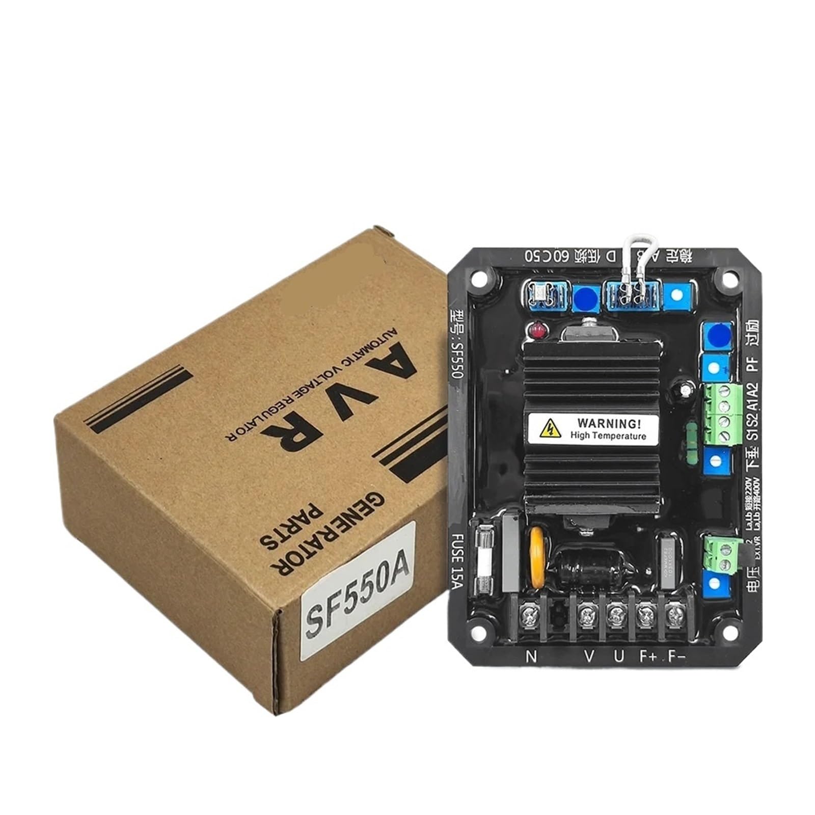 ANERTQUIH 1pcs SF550A Brushless Diesel Generator Set AVR Automatic Voltage Regulator SF550