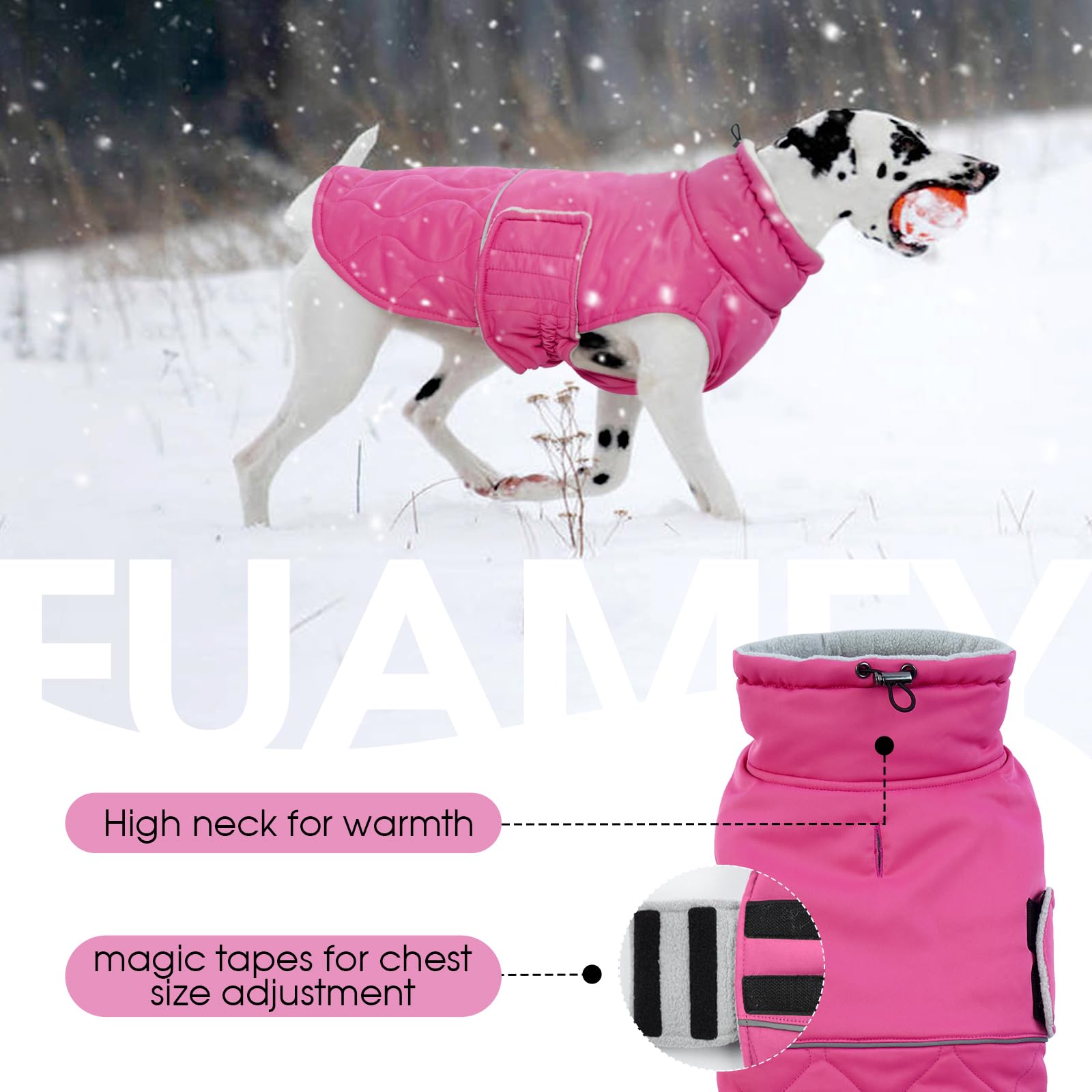 FUAMEY Chaleco De Forro Polar Para Perro, Sudadera Cálida Para