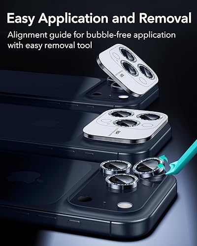 Miniatura 274 de ESR Protector de lente de cámara para Samsung Galaxy S23 Ultra, accesorios para Samsung S23 Ultra, vidrio templado ultrafino resistente a