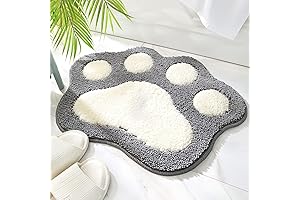 Molesun Paw Shaped Bath Mat: Keep Your Dog's Paws Dry and Clean