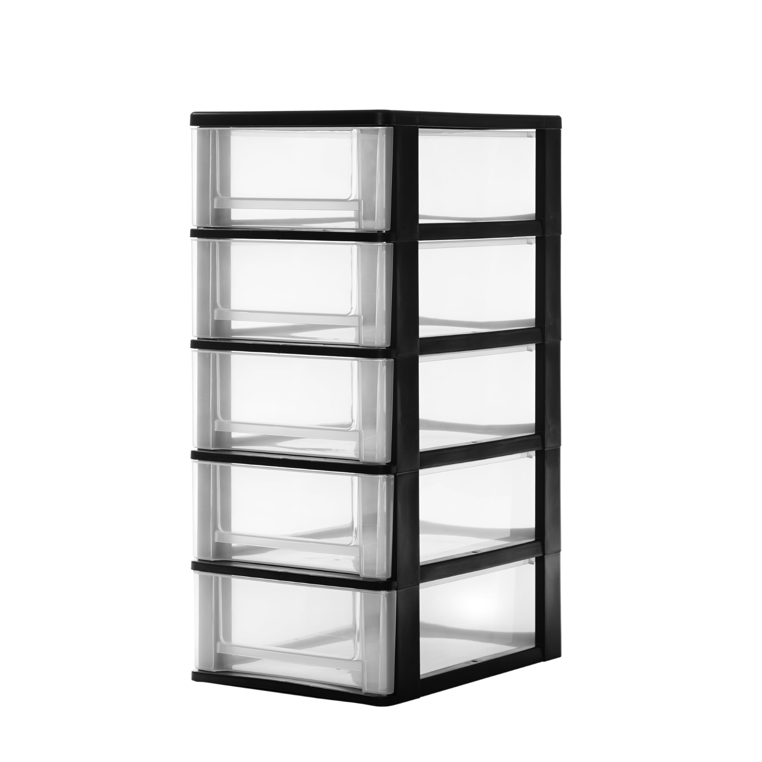 Iris Ohyama Schubladenbox 5-flache Schubladen – BPA-frei