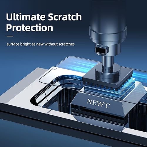 Miniatura 5 de NEW'C 3 Pack Designed for Samsung Galaxy A22 5G (Not for Samsung Galaxy A22 4G) Screen Protector Tempered Glass, Case Friendly Ultra Resistant