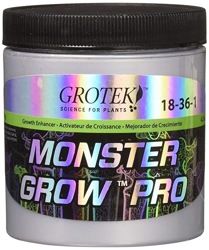 Grotek GTMG6020 Monster Grow Hydroponic Nutrients, 130g, Black