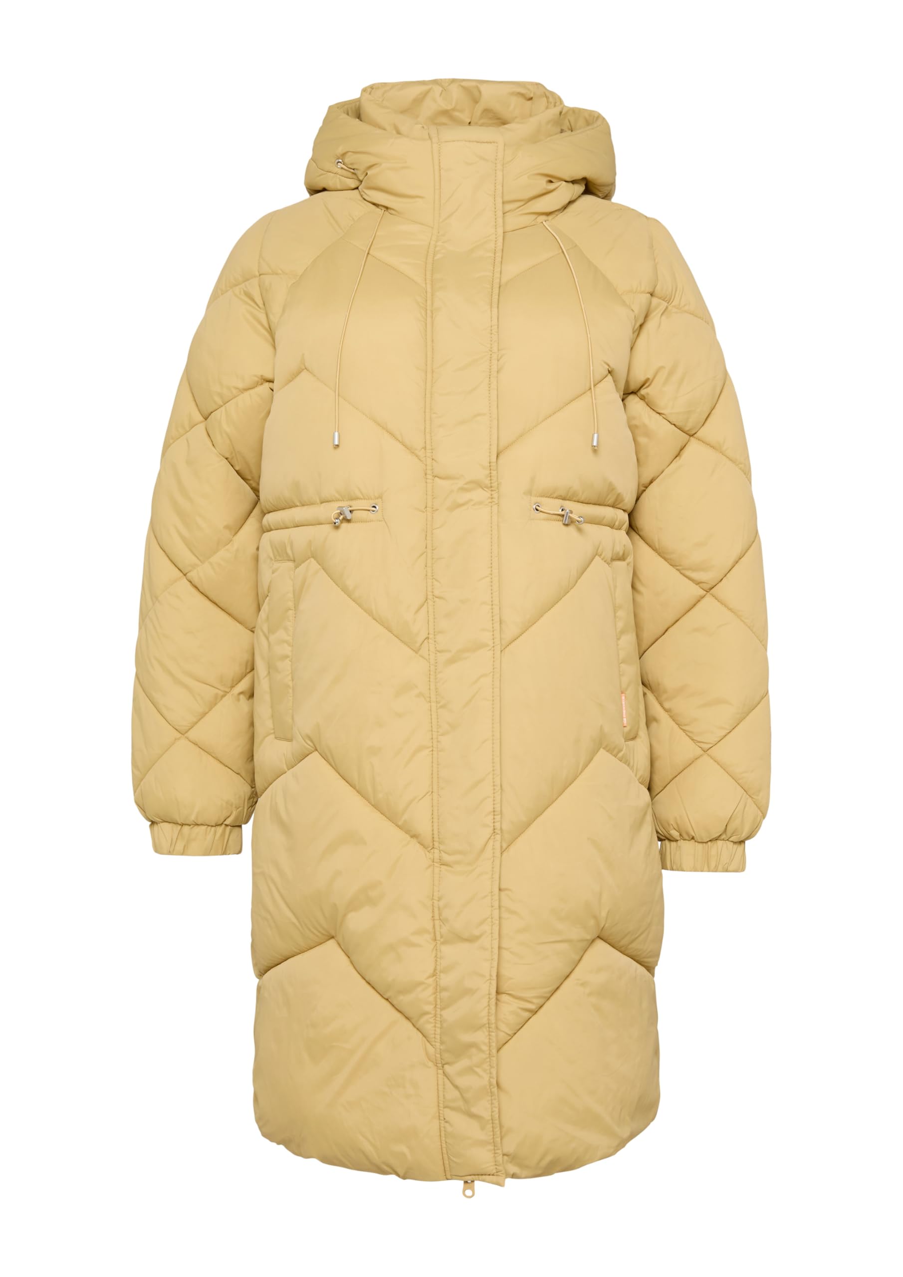 s.Oliver Damen Outdoor-Mantel – warm wattiert, Steppung, Kapuze