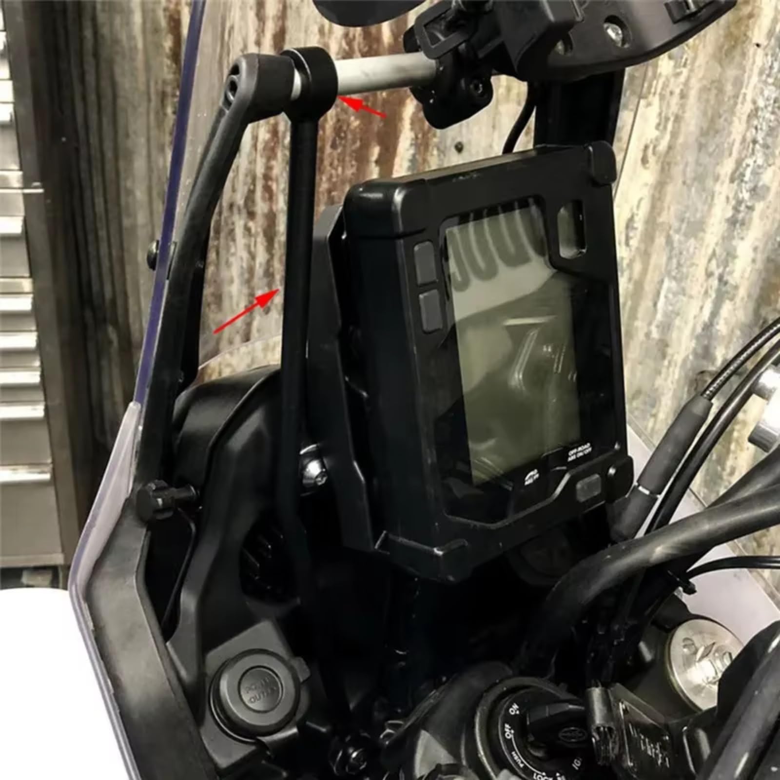Supporto Per Telefono Moto Compatibile Con Yamaha 2019-2021 Per Tenere 700 Per Rally Staffa Navigazione Supporto Per Telefono Antivibrazione Barra Navigatore Moto