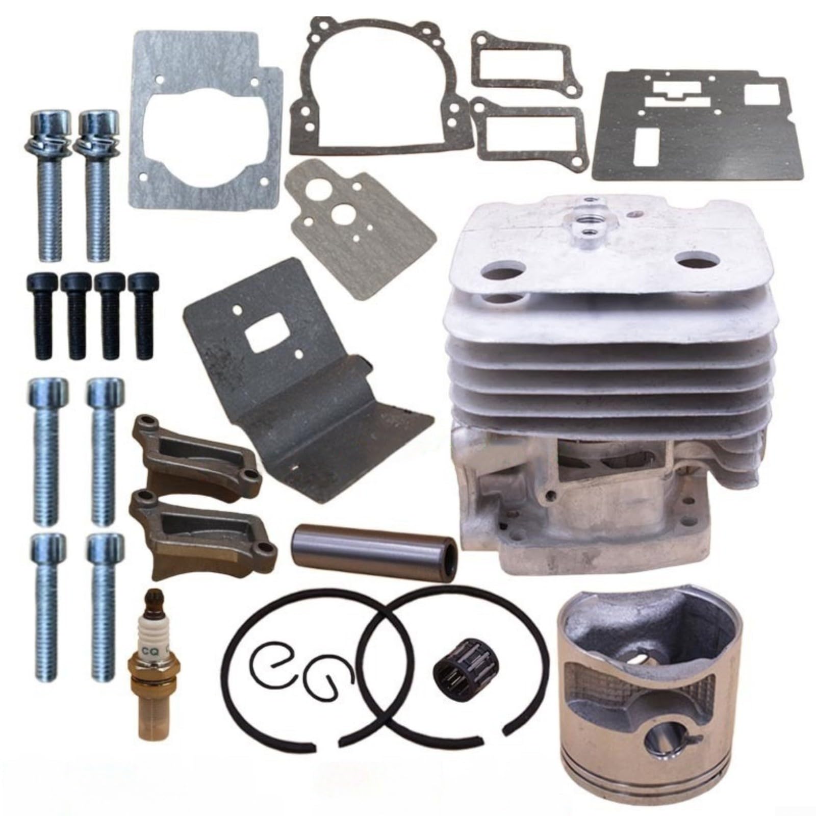 Cilindro para pistón Kit para RedMax EBZ8560 EBZ8560RH Pieza de soplador de hojas 599886701 Juego de repuesto de metal para mantenimiento de jardines Uso resistente