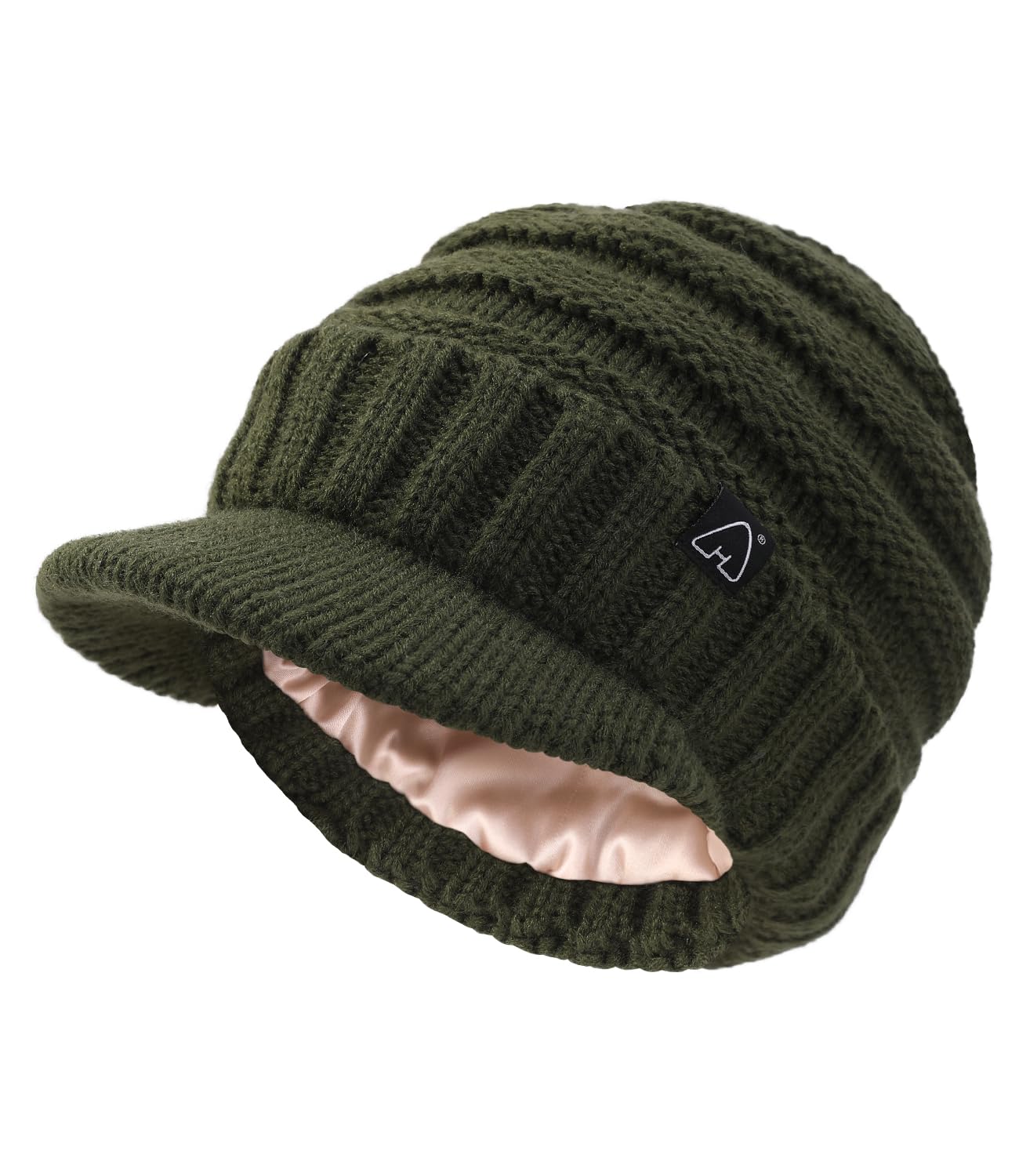 Hat Hut Beanie Hats for Women Men Satin Lined