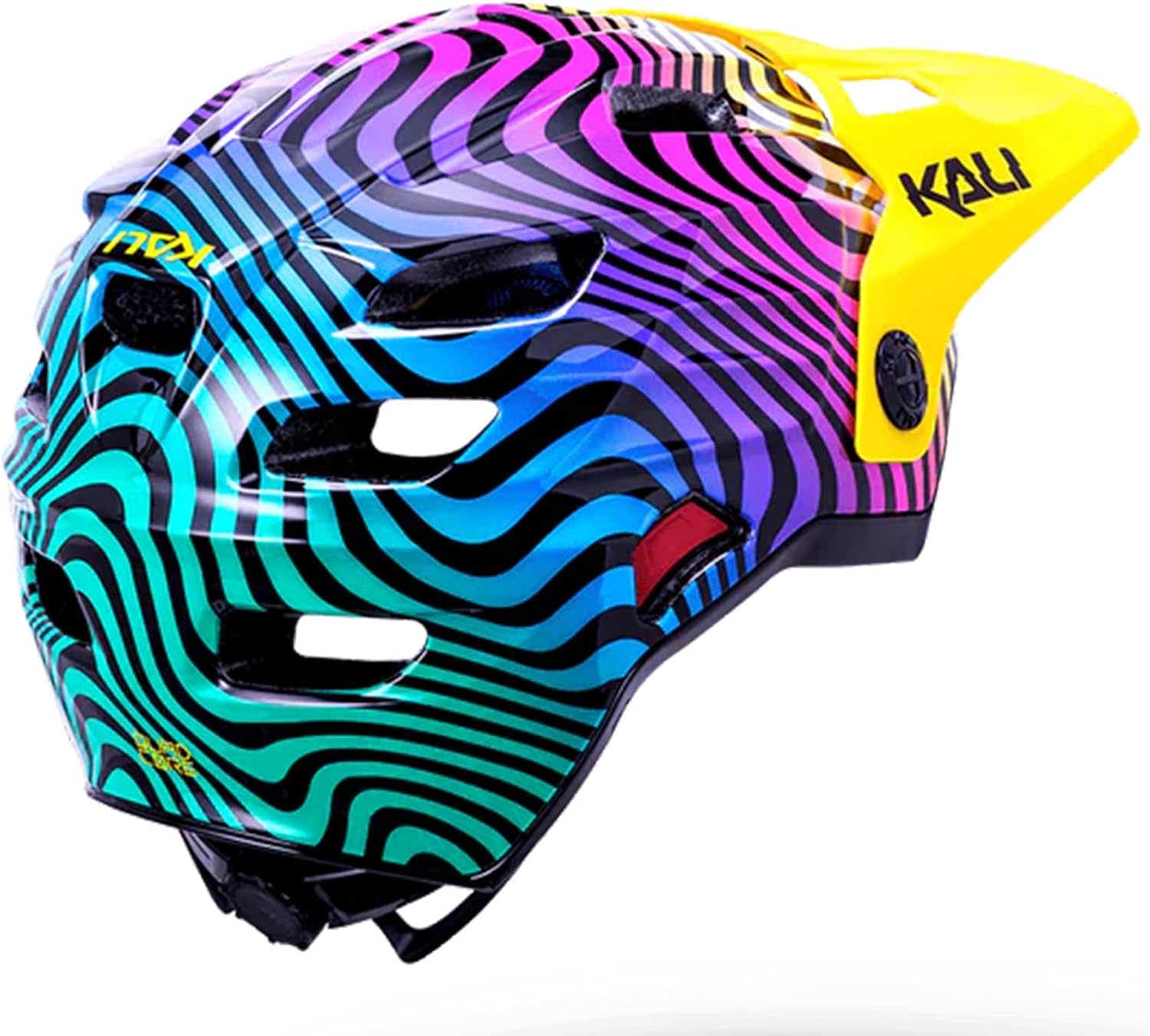 Kali Protectives Maya Full Face Child Helmet | One Size, Convertible Design, Lightweight Build, QuadCore Low Density Layer, Adjustable Fit System,
