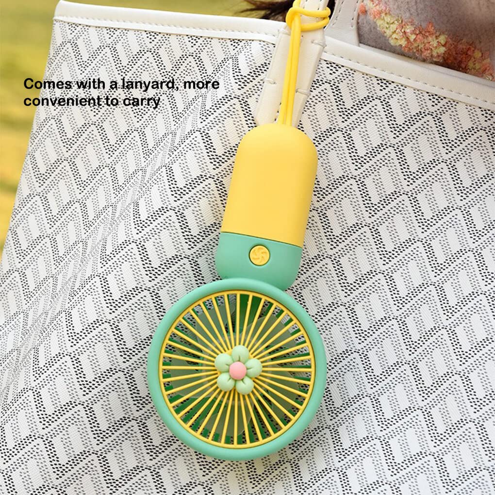 1 pezzo Ventilatore portatile spary a mano ricaricabile USB con quattro