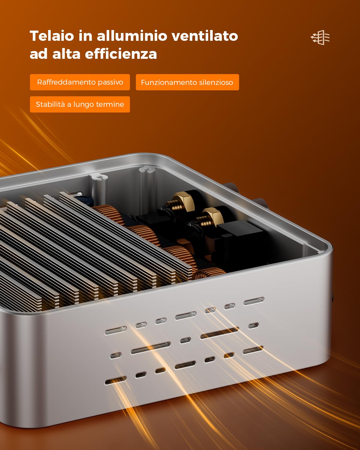 Qlearsoul HiCore H2 Amplificatore stereo Hi-Fi Bluetooth 5.4 - TI TPA3255 Classe D, uscita nominale 100W x2 (@4Ω), modalità BT anti-hijack, hub a 3 ingressi RCA/AUX/BT per altoparlanti passivi