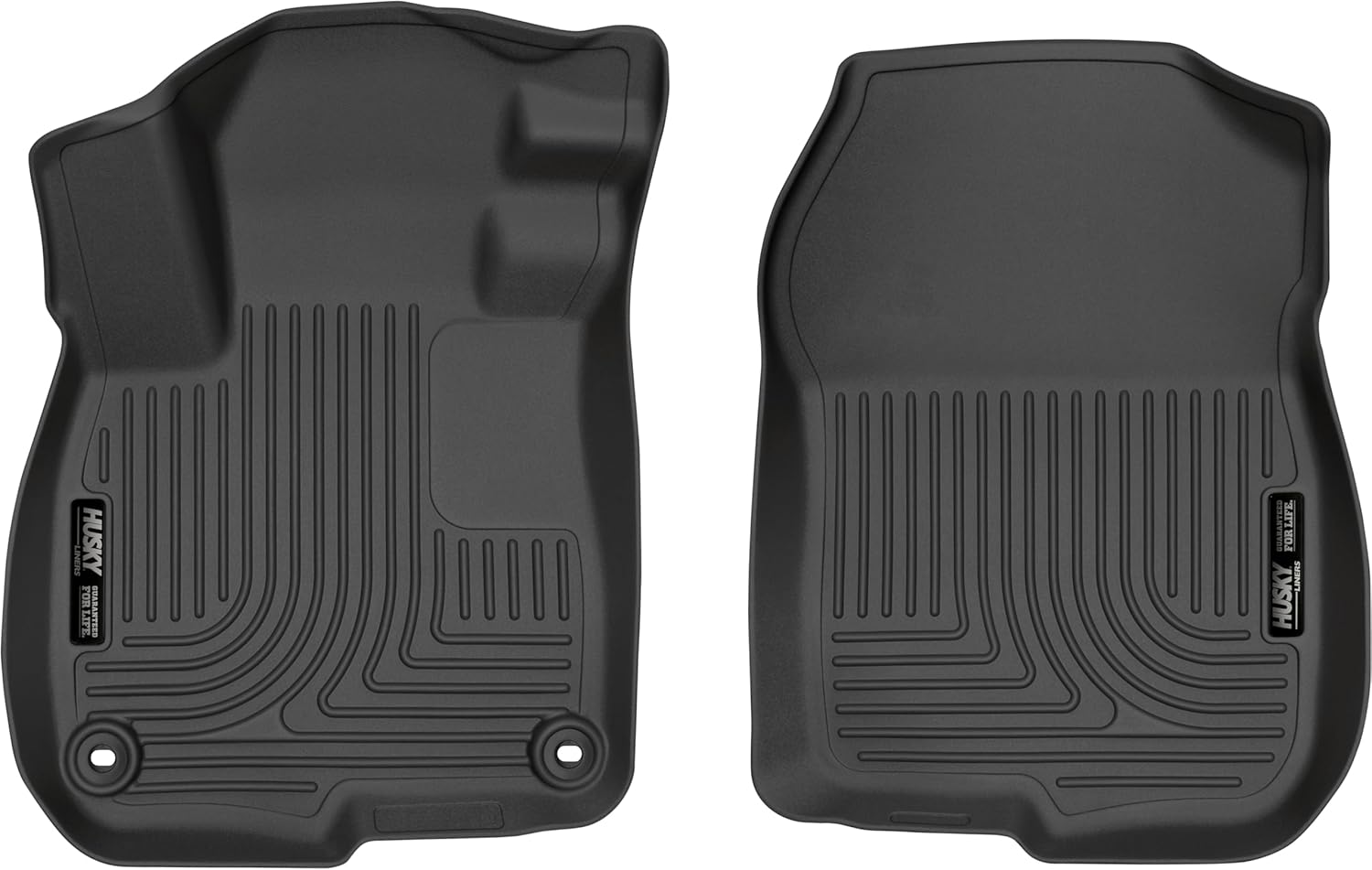 Husky Liners Weatherbeater Floor Mats | Fits 2017-2022 Honda CR-V | Front Row, 2-pc Black - 13691
