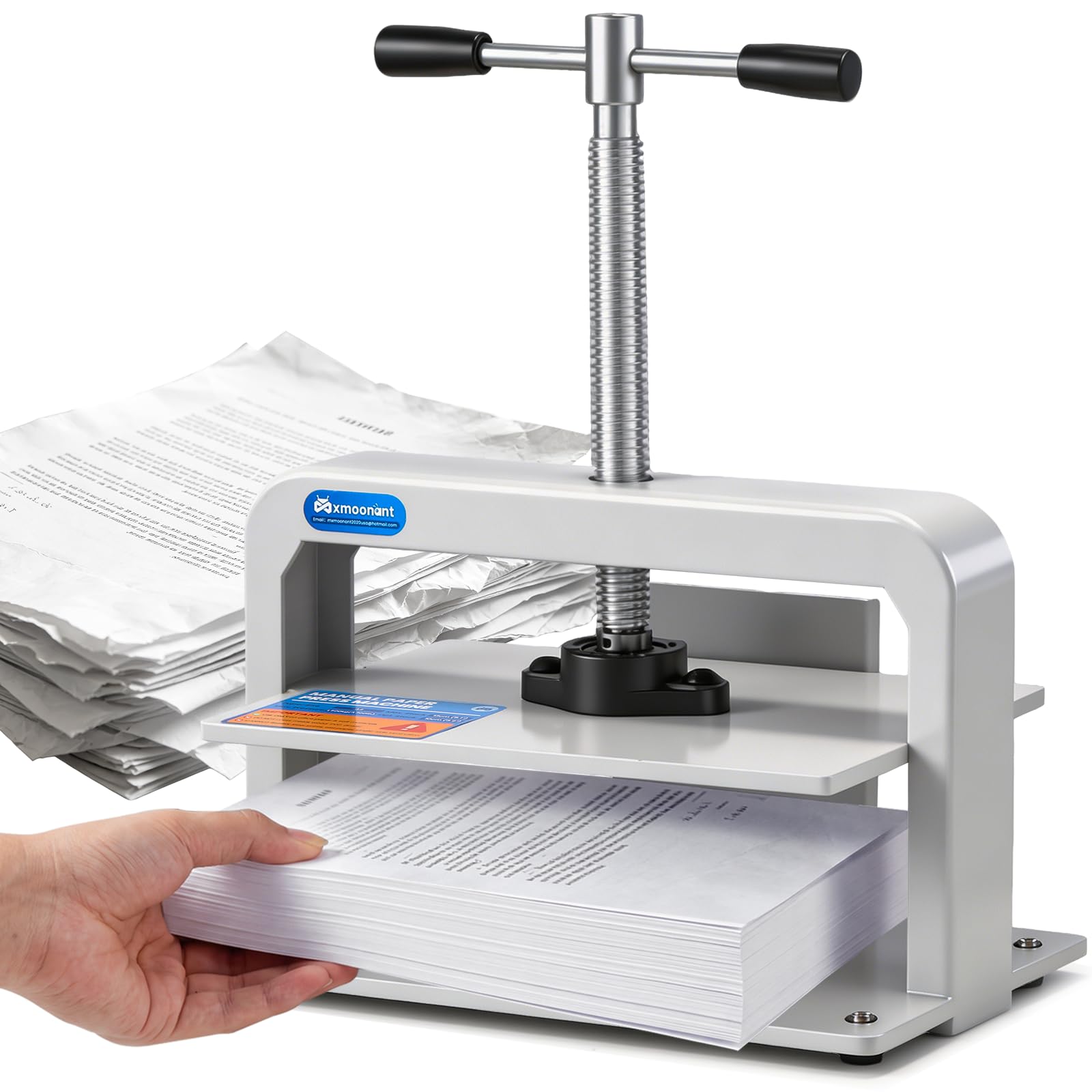 Photo 1 of Mxmoonant Manual Paper Press Machine A4 for Book, Documents, Bookingbinding