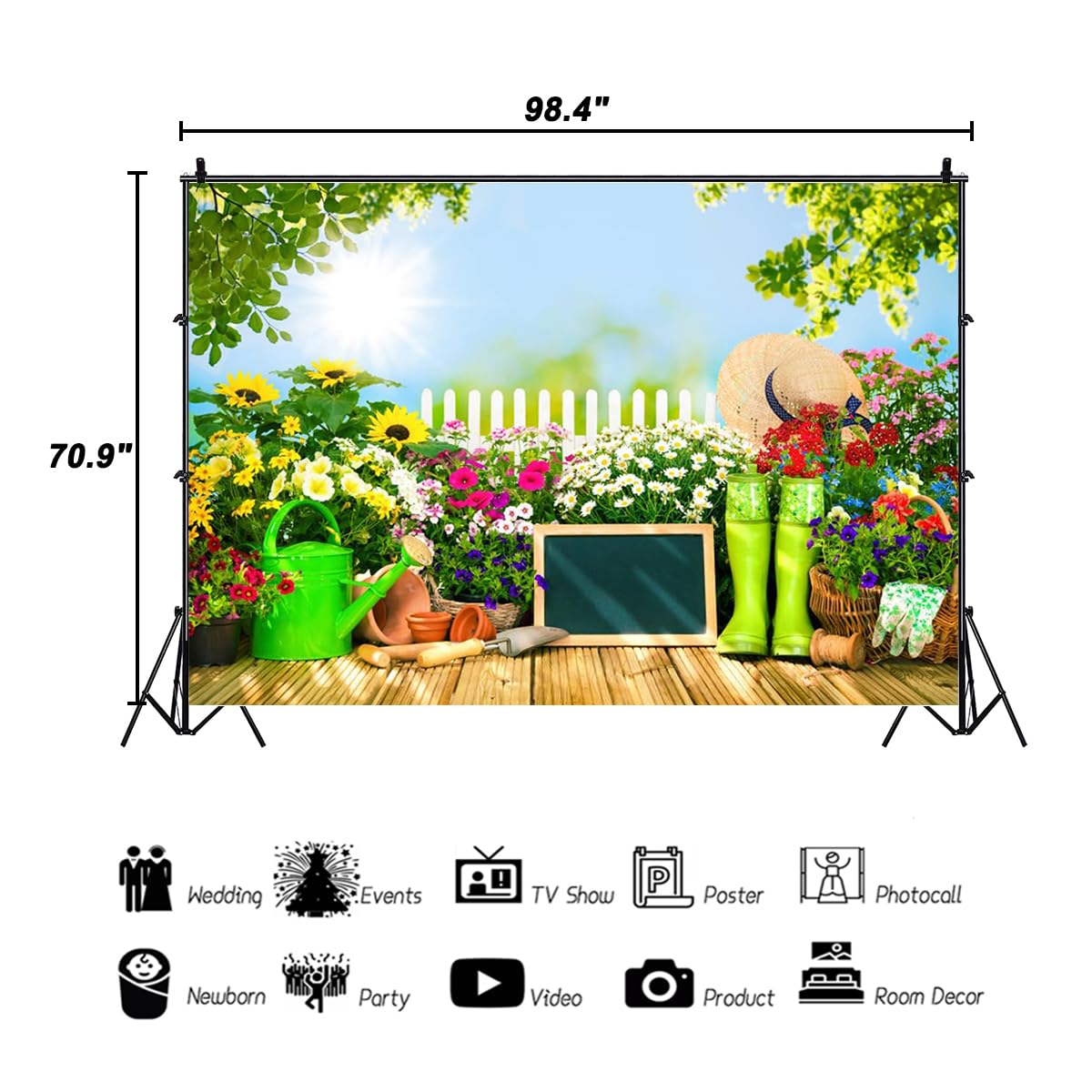 DORCEV Japan Scenery Photography Backdrop Japanese Style Building Garden Pink Cherry Asian Travel Themed Birthday Party Wedding Portrait Photo Studio Props Background Room Wallpaper