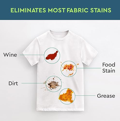 Miniatura 4 de Puracy Cepillo quitamanchas para ropa sucia para manchas de ropa duras, profundas y envejecidas, con cerdas de crin genuinas para eliminar manchas y