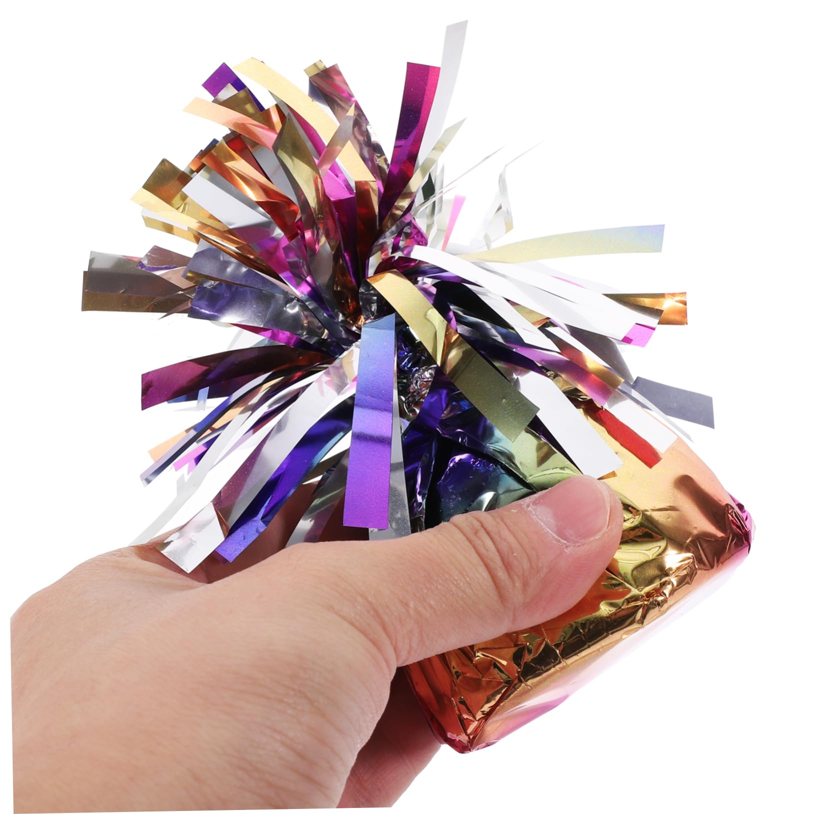 Blocchi di Peso per Palloncini Decorativi, 6 Pezzi in Film e Cemento | Accessori per Palloncini e Elio, Riutilizzabili, Facili da Usare, per Decorazioni di Feste e Eventi All'aperto