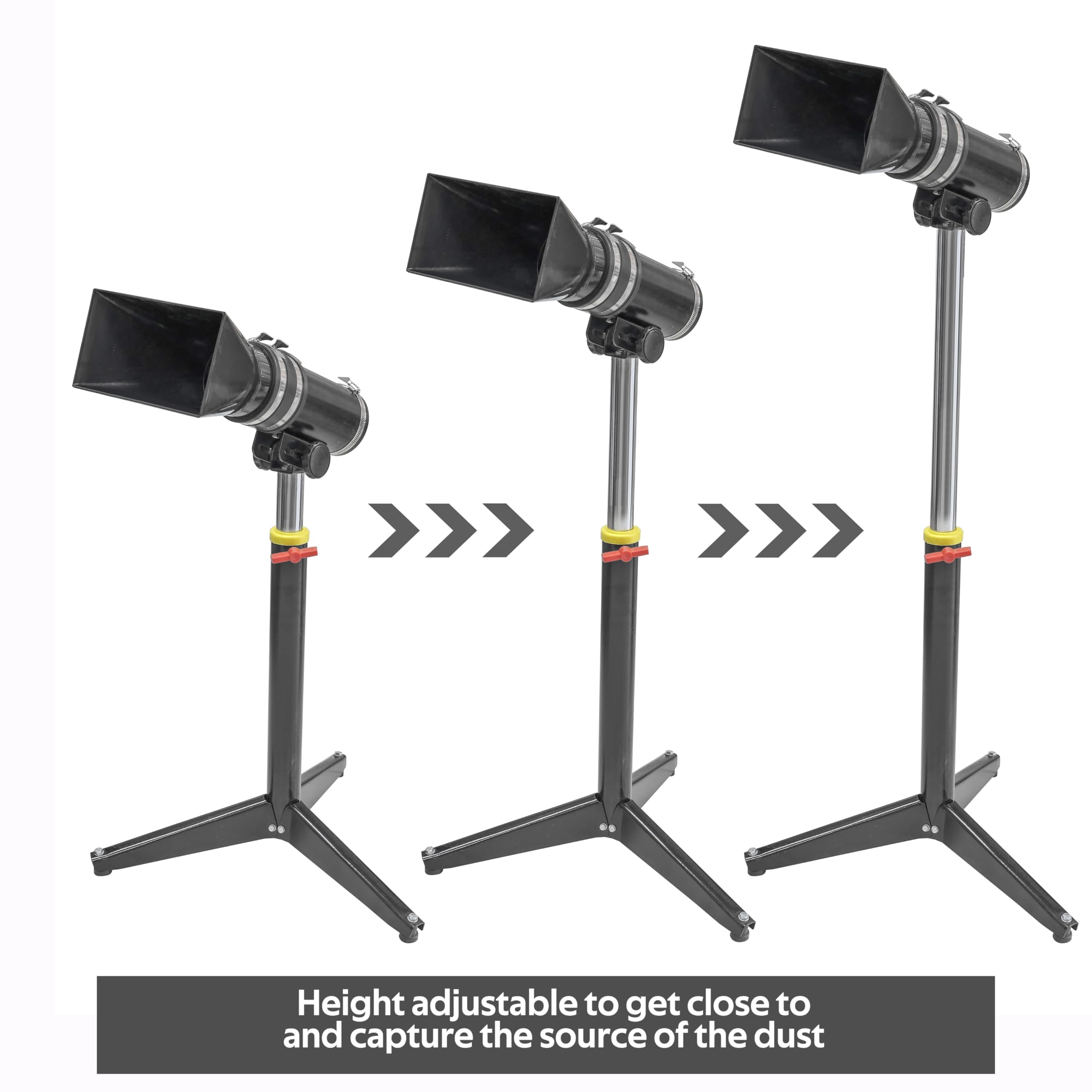 Variable Height Dust Hood - Capture Dust Easily -3