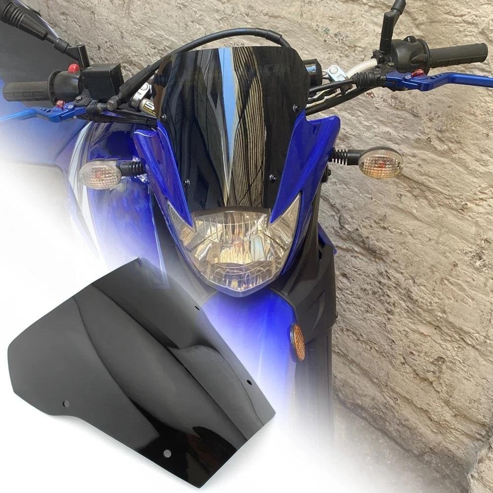 Deflettore Antivento Moto per Y&amaha XT660 R 2004-2016 XT660X 04-06 XT660R Parabrezza Moto Parabrezza Parabrezza Anteriore Deflettori Parabrezza Moto Parabrezza