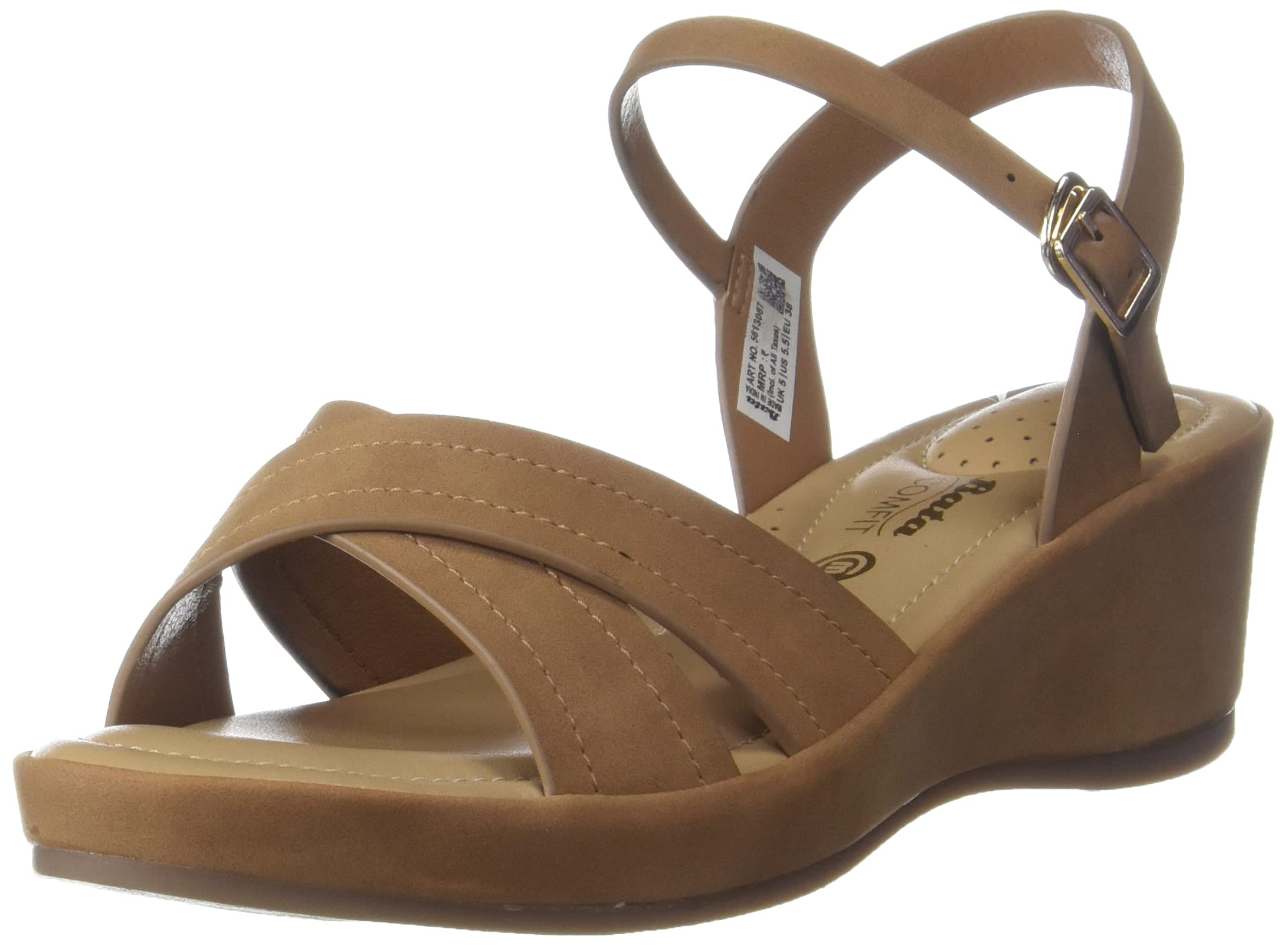 bata comfit Women's Wedge Heel Sandal-picture-8