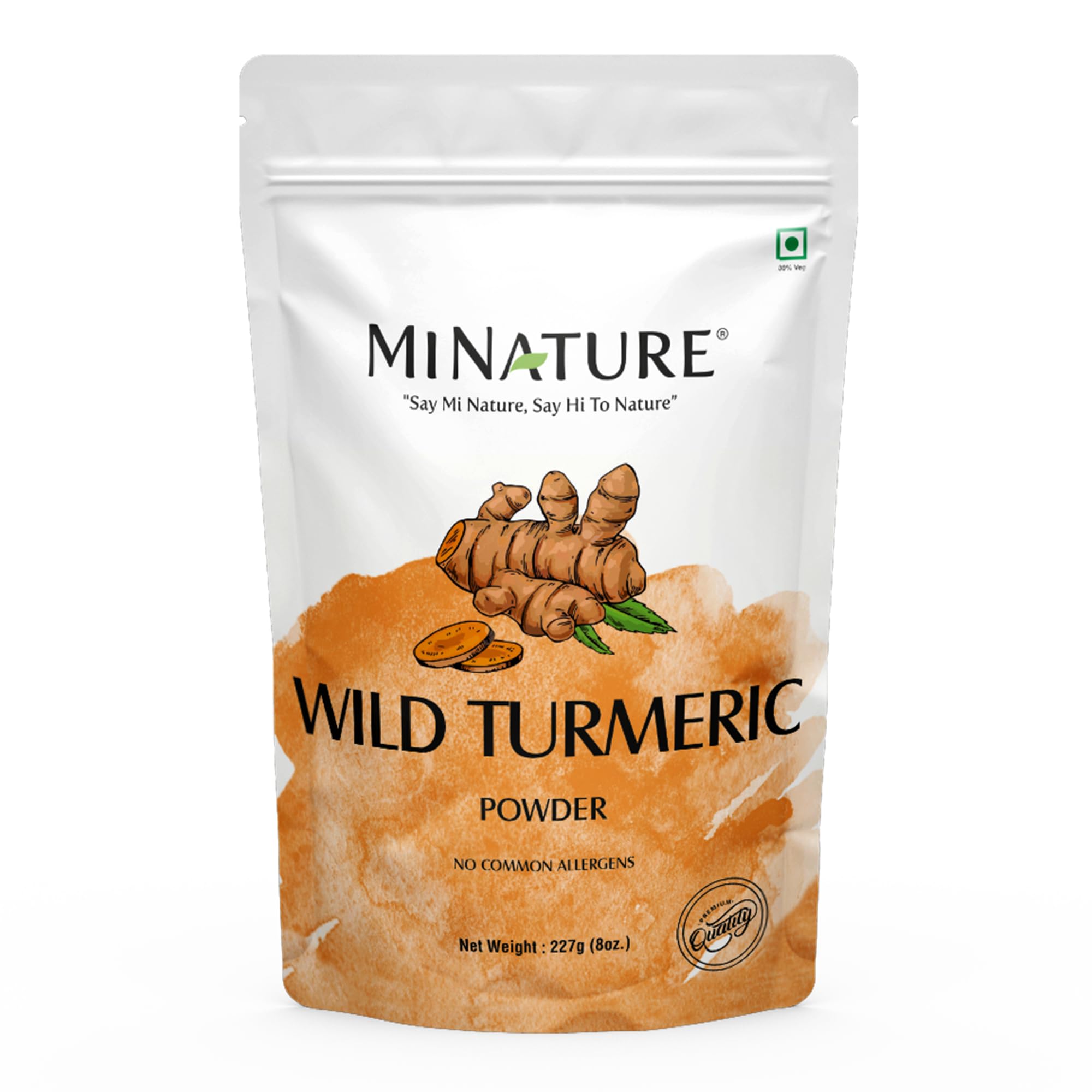 Minature Wild Turmeric Powder 227g (8oz)| Natural Haldi Powder | Herbal Supplement & Skincare Use | No Common Allergens