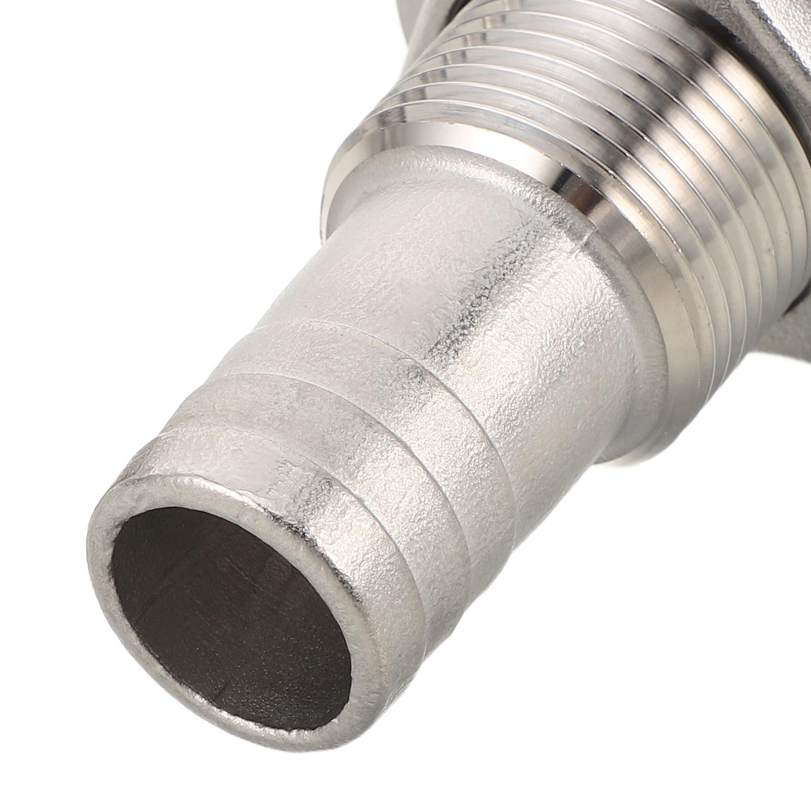 2 raccordi passascafo per Barche, Raccordo passascafo Dritto a innesto rapido in Acciaio Inox da 3/4 di Pollice, Scarico Sicuro per Barche e Yacht.