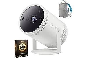 Samsung The Freestyle 2nd Gen Gaming Hub Projector with Enhanced Protection and Backpack