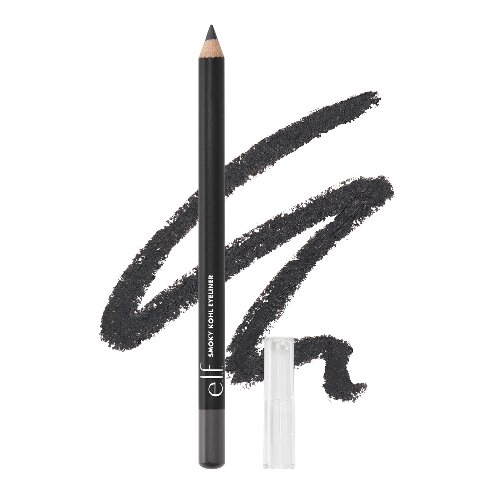 e.l.f. Smoky Kohl Eyeliner, Eye Pencil for Creating Long-Lasting, Bold, High-Pigment Makeup Looks, Vegan & Cruelty-Free,
