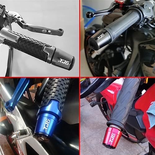 Miniatura 5 de BYTZUM for Yamaha XJ6 Diversion XJ 6 2017 2018 2019 2020 2021 2022 Accessories XJ6 Logo Motorcycle Handlebar Ends Handle Bar Grips Caps (Color