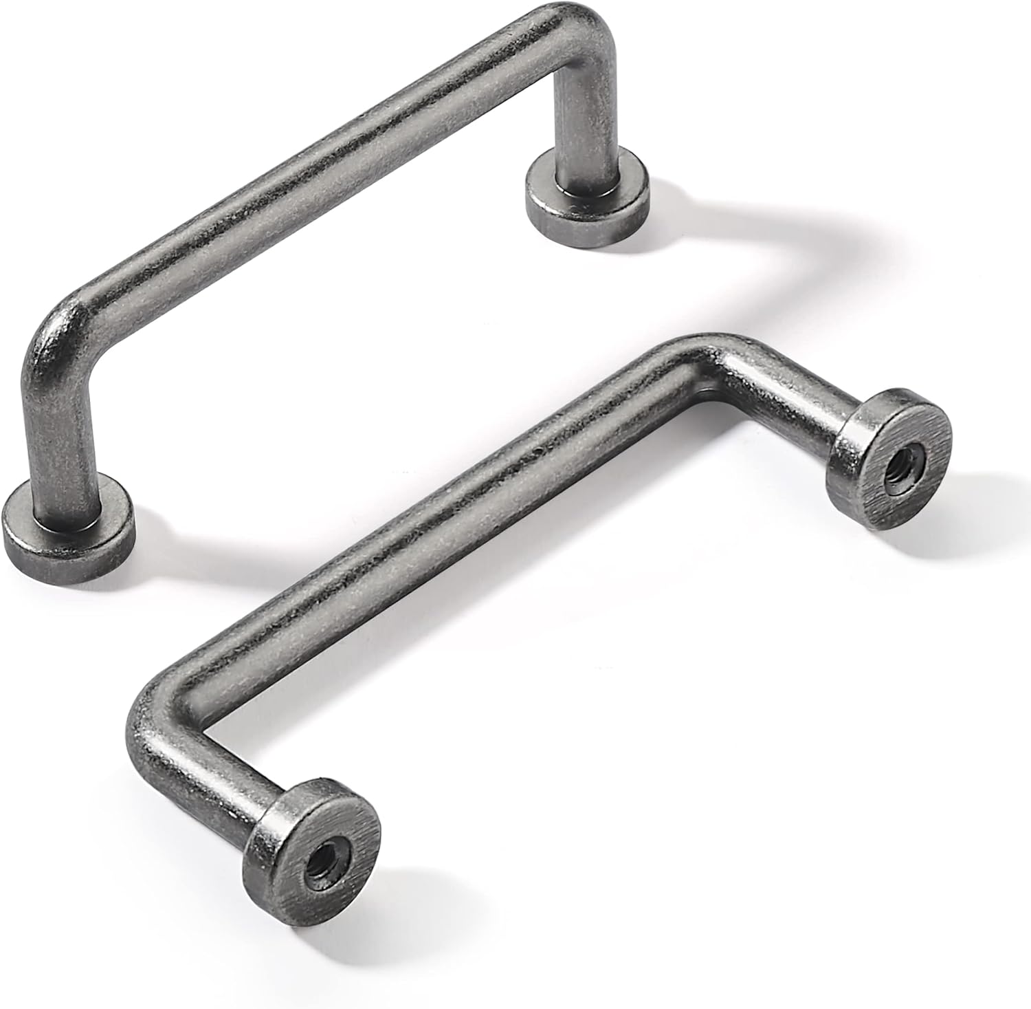 khtumeware 10 Pack Polished Nickel Cabinet Pulls 5 Inch(128mm) Hole Centers Cabinet Handles Kitchen Hardware Straight Bar for Cabinets and Drawer Pulls
