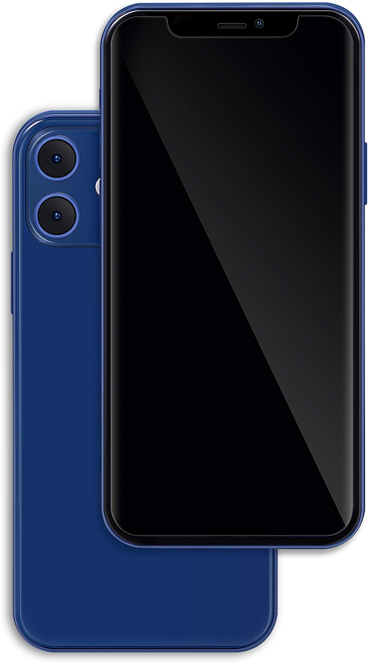 FufoneUS Non-Working Replica 1:1 Phone Dummy Display Phone Model for Phone 12 Mini 12 Pro max Fake Model Toy (12mini Blue blackscreen)