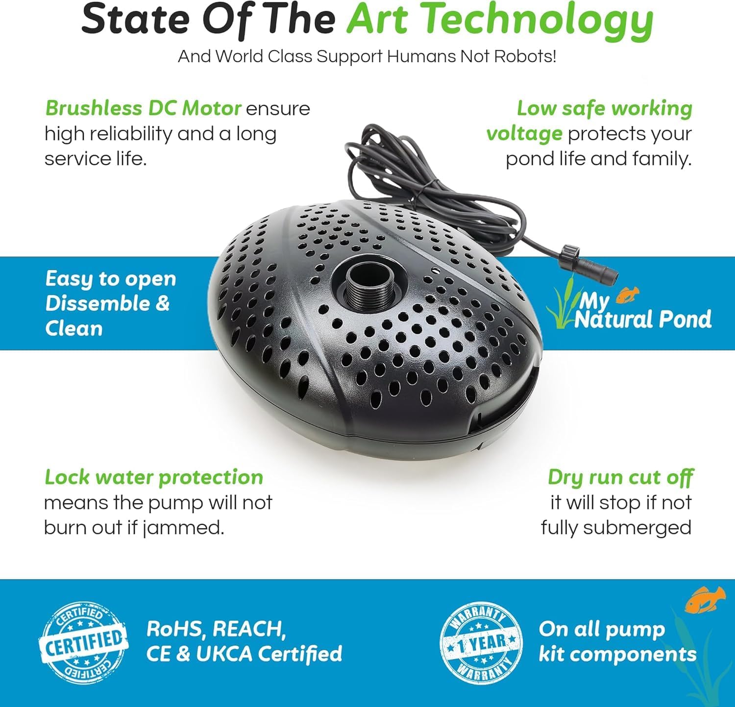 Powerful Twin Panel Solar Powered Fountain Pump Kit. NO Battery Included Requires Sun to Run. Complete kit with Three Fountain Patterns Included. USA Based Support (100 W)