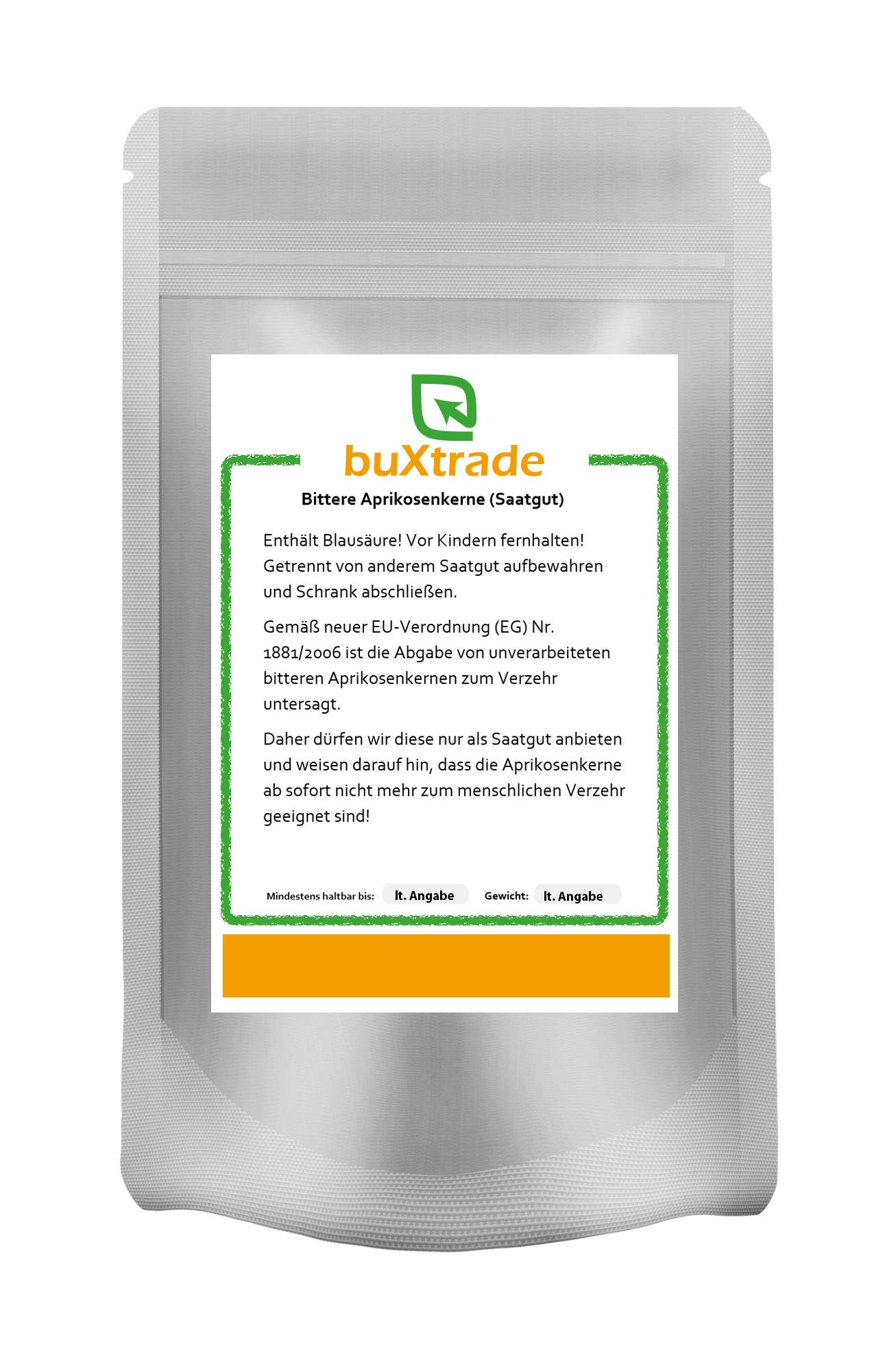 5x 1 kg | Bittere Aprikosenkerne | Saatgut | naturbelassen | unbehandelt