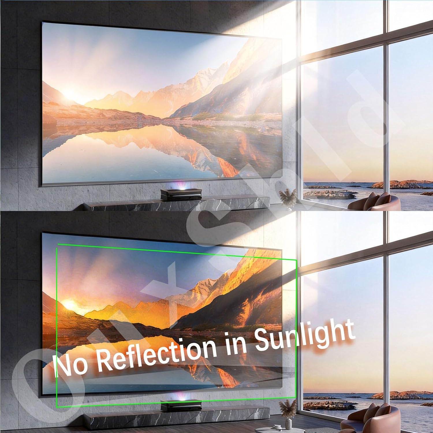 86" Tv Screen Eye Protector, Anti Blue Light Blocking Filter Display monitor Matte Anti-Glare Film Removable Protective No Air Anti-Myopia Bubbles In/Outdoor Cover(1925X1100mm/75.79x43.3inch)