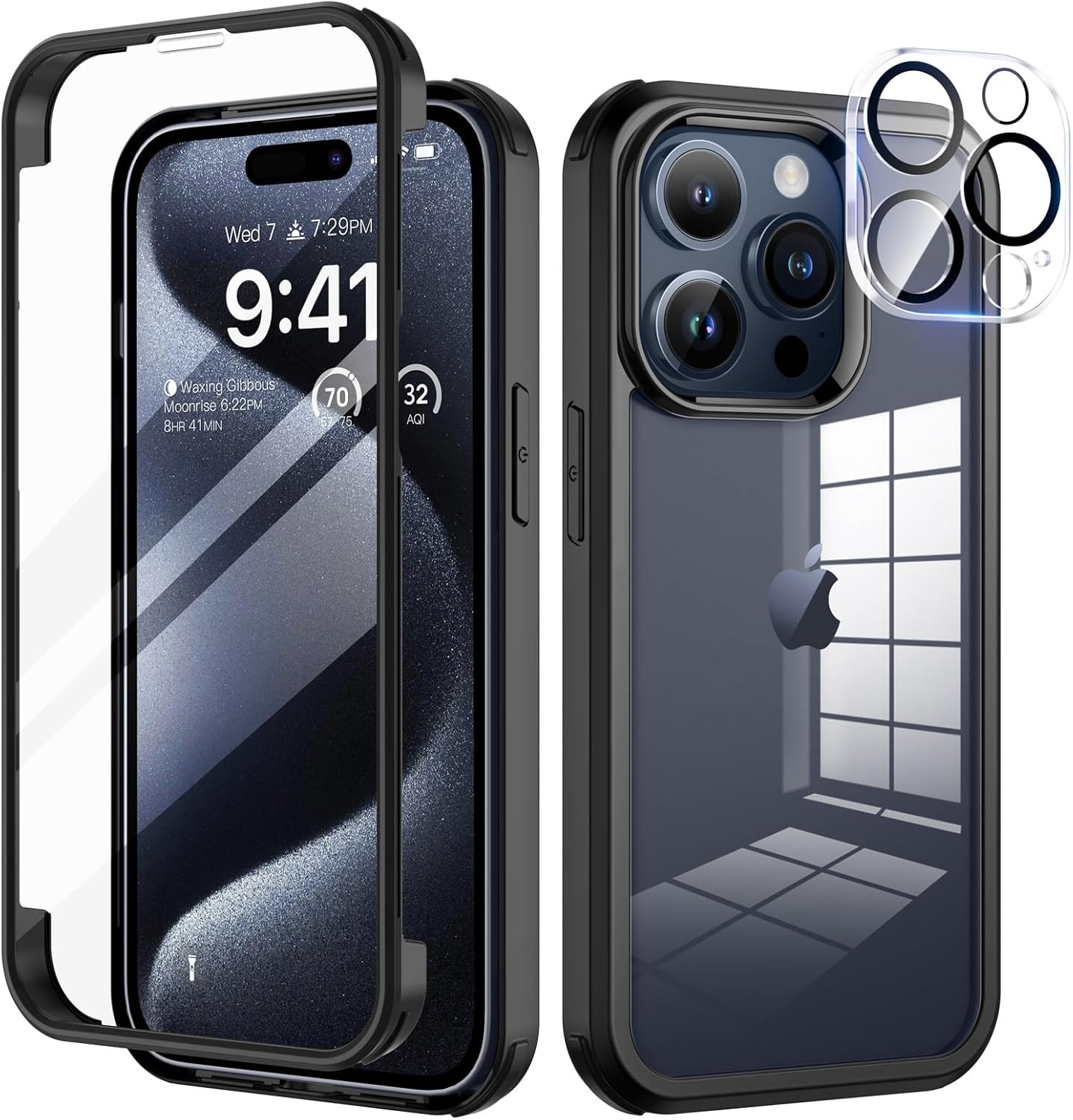 Custodia Encased Falcon Per IPhone 13 Mini - Antiurto 360° Con Pellicola Integrata - Nera - 2