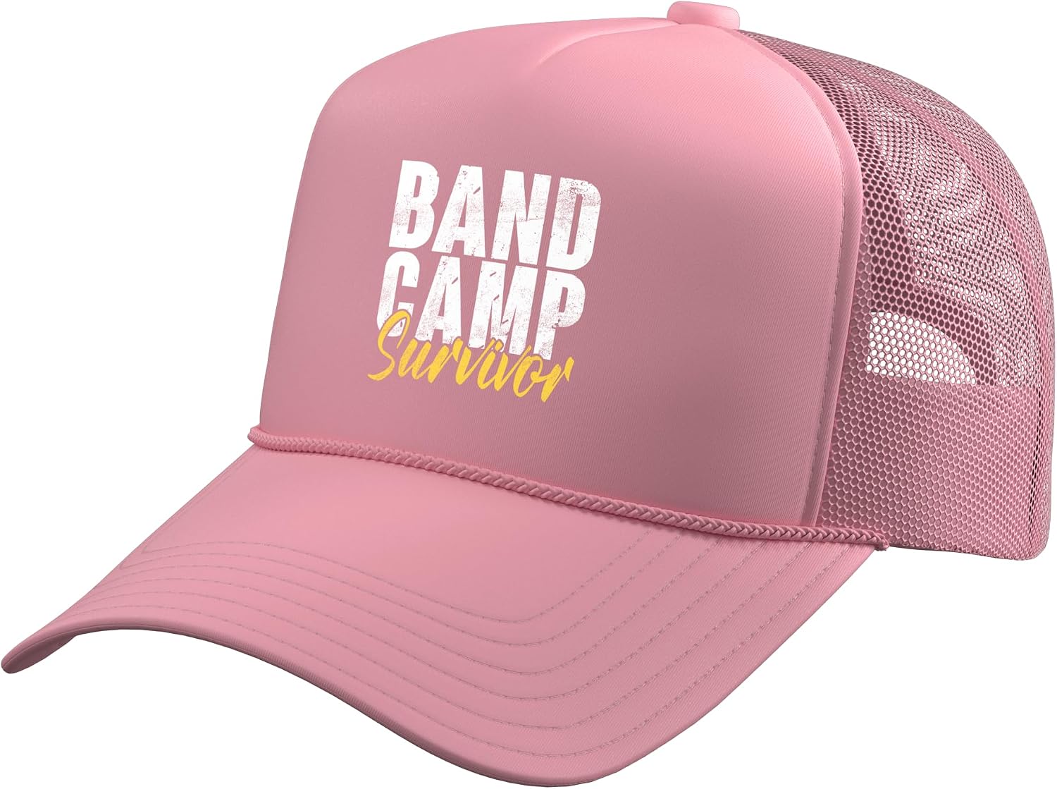Band Camp Survivor Band Camp Trucker Hat with Adjustable Mesh Back