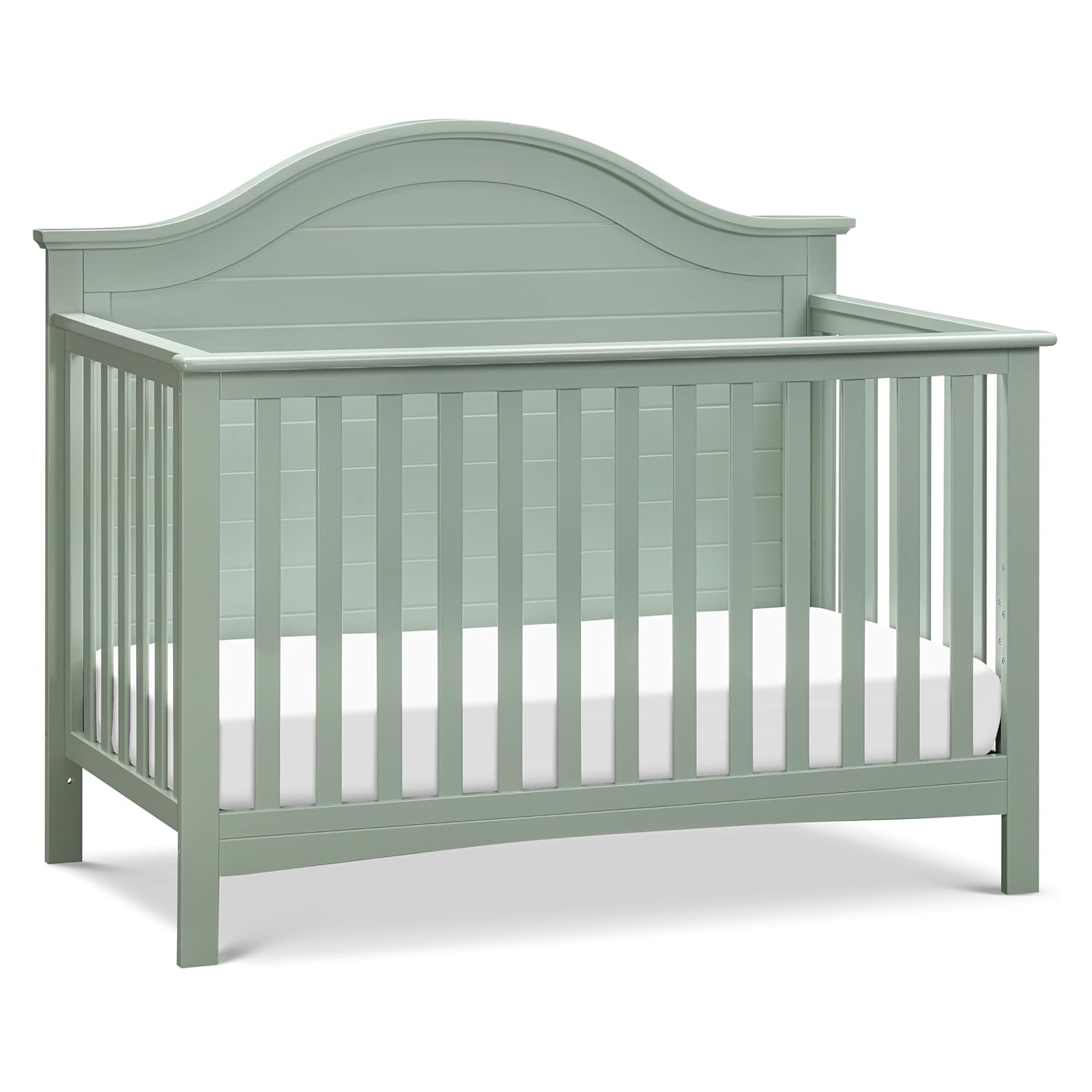 Carter’s by Davinci Nolan 4-in-1 Baby Crib - Convertible to Toddler Bed, Daybed, Full-Size Bed - GREENGUARD Gold Certified - 4 Adjustable Mattress Heights - Conversion Kit Sold Separately, Light Sage
