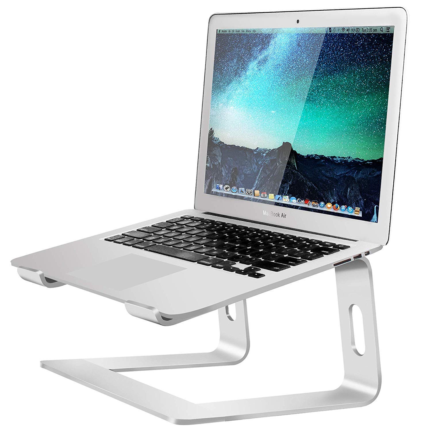 URBAN KINGS Laptop Stand for Desk,Aluminium Adjustable Laptop Riser for Laptops MacBook Pro and Air 13" 14" 15.6" 17 inch, Desktop Ergonomic Air Vantilated Computer & Notebook Stand (B07MQVTBYJ) Amazon Price History, Amazon Price Tracker
