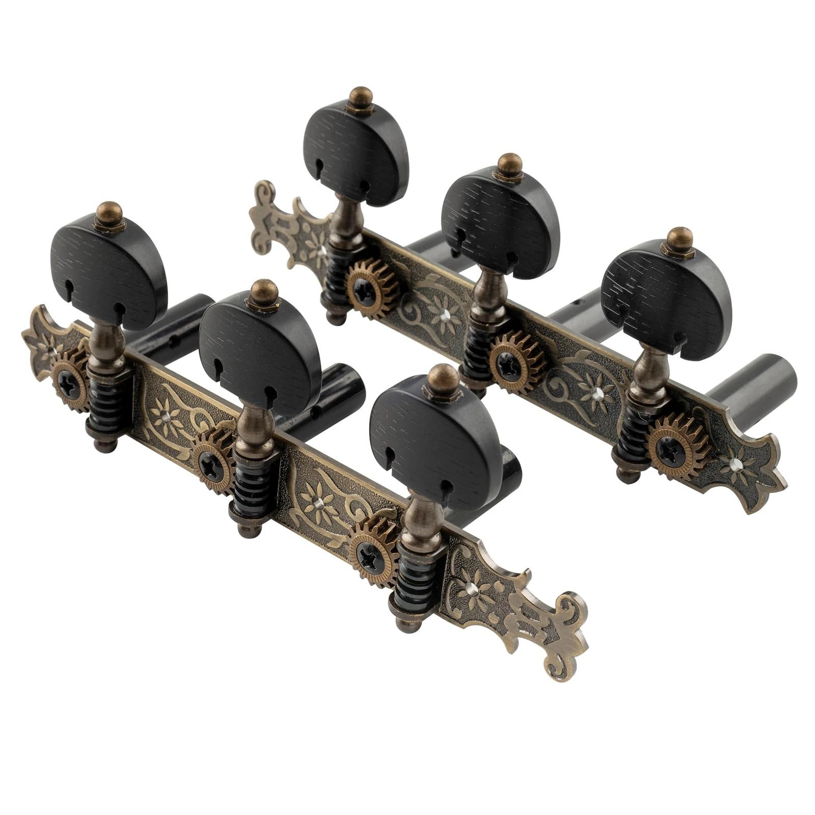 Set di accordatori for chitarra classica stile Bouchet 3X3, set di chiavi for accordatura(Antique brass)